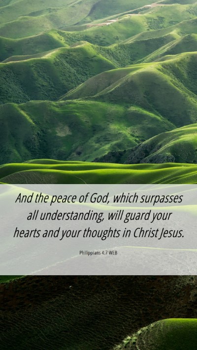 Picture 06 - Philippians 4:7 WEB Mobile Phone Wallpaper - And the peace of God, which surpasses all - Mobile Bible Verse Wallpaper