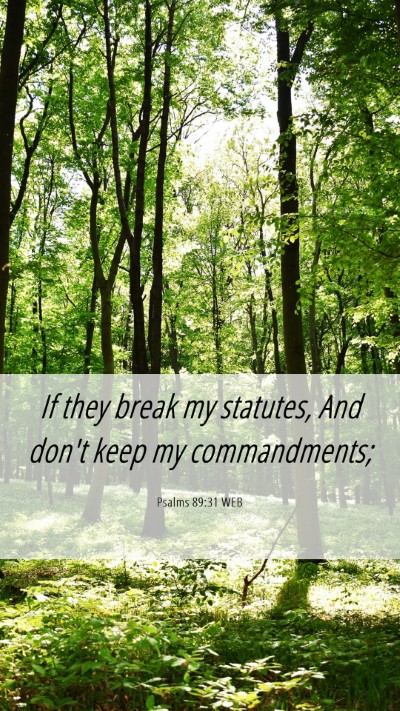 Picture 06 - Psalms 89:31 WEB Mobile Phone Wallpaper - If they break my statutes, And don't keep my - Mobile Bible Verse Wallpaper