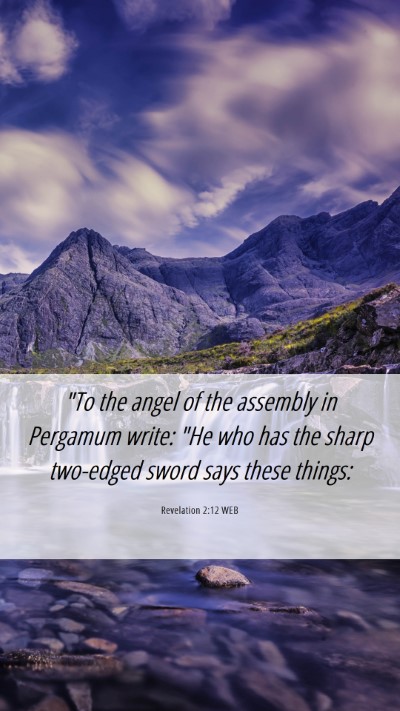 Picture 06 - Revelation 2:12 WEB Mobile Phone Wallpaper - 