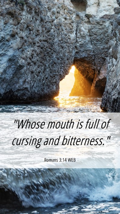 Picture 06 - Romans 3:14 WEB Mobile Phone Wallpaper - 