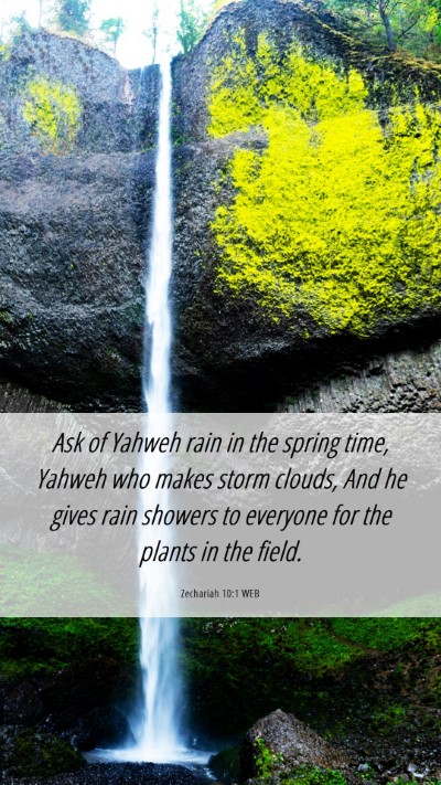 Picture 06 - Zechariah 10:1 WEB Mobile Phone Wallpaper - Ask of Yahweh rain in the spring time, Yahweh who - Mobile Bible Verse Wallpaper