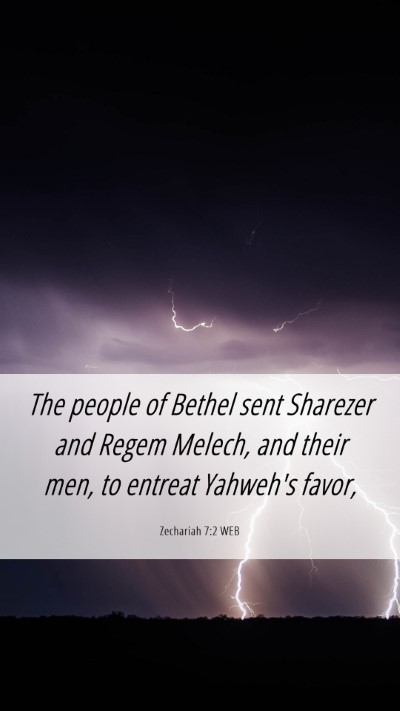 Picture 06 - Zechariah 7:2 WEB Mobile Phone Wallpaper - The people of Bethel sent Sharezer and Regem - Mobile Bible Verse Wallpaper