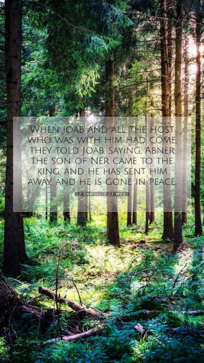 Picture 07 - 2 Samuel 3:23 WEB Mobile Phone Wallpaper - When Joab and all the host who was with him had - Mobile Bible Verse Wallpaper
