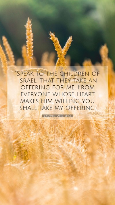 Picture 07 - Exodus 25:2 WEB Mobile Phone Wallpaper - 