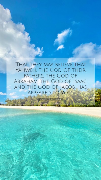 Picture 07 - Exodus 4:5 WEB Mobile Phone Wallpaper - 