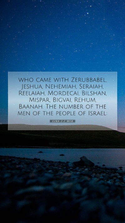 Picture 07 - Ezra 2:2 WEB Mobile Phone Wallpaper - who came with Zerubbabel, Jeshua, Nehemiah, - Mobile Bible Verse Wallpaper