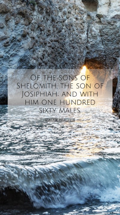 Picture 07 - Ezra 8:10 WEB Mobile Phone Wallpaper - Of the sons of Shelomith, the son of Josiphiah; - Mobile Bible Verse Wallpaper