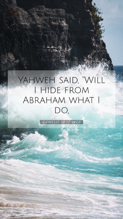 Picture 07 - Genesis 18:17 WEB Mobile Phone Wallpaper - Yahweh said, 