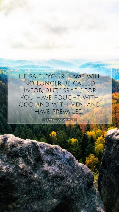 Picture 07 - Genesis 32:28 WEB Mobile Phone Wallpaper - He said, 