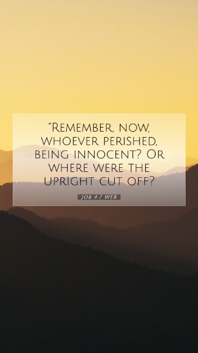 Picture 07 - Job 4:7 WEB Mobile Phone Wallpaper - 