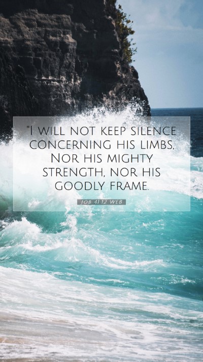 Picture 07 - Job 41:12 WEB Mobile Phone Wallpaper - 