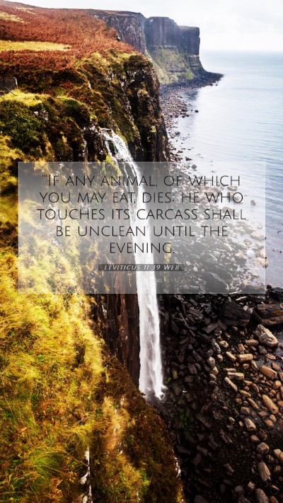Picture 07 - Leviticus 11:39 WEB Mobile Phone Wallpaper - 