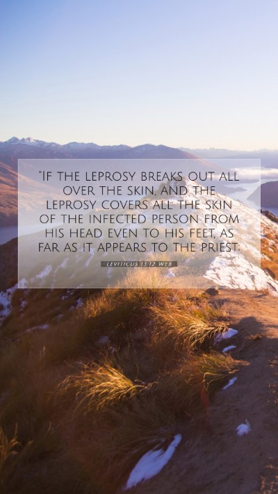 Picture 07 - Leviticus 13:12 WEB Mobile Phone Wallpaper - 