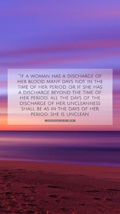 Picture 07 - Leviticus 15:25 WEB Mobile Phone Wallpaper - 