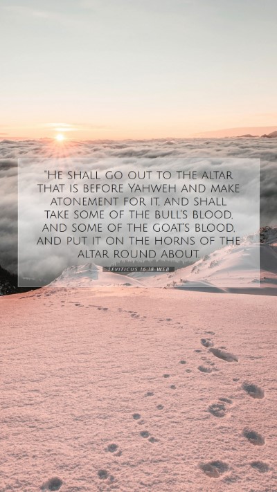Picture 07 - Leviticus 16:18 WEB Mobile Phone Wallpaper - 
