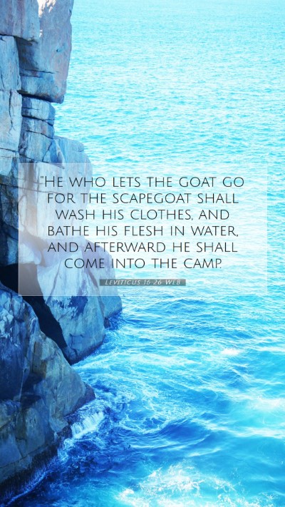 Picture 07 - Leviticus 16:26 WEB Mobile Phone Wallpaper - 