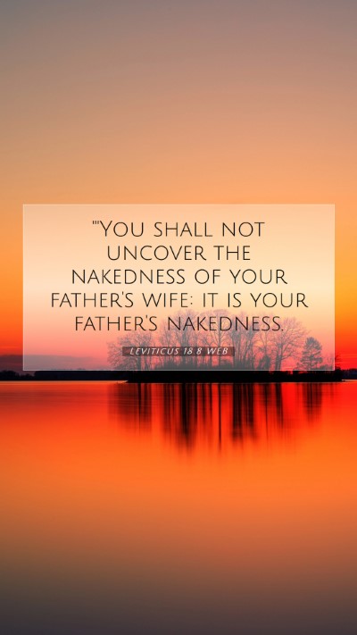 Picture 07 - Leviticus 18:8 WEB Mobile Phone Wallpaper - 