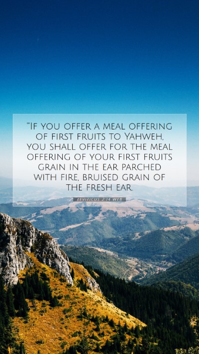 Picture 07 - Leviticus 2:14 WEB Mobile Phone Wallpaper - 