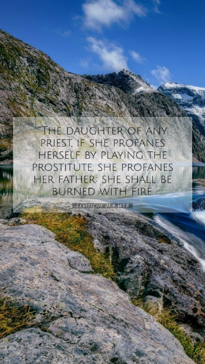 Picture 07 - Leviticus 21:9 WEB Mobile Phone Wallpaper - 
