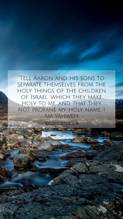Picture 07 - Leviticus 22:2 WEB Mobile Phone Wallpaper - 