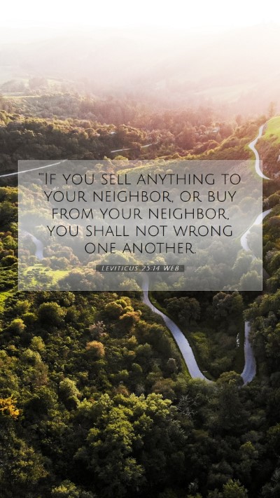 Picture 07 - Leviticus 25:14 WEB Mobile Phone Wallpaper - 