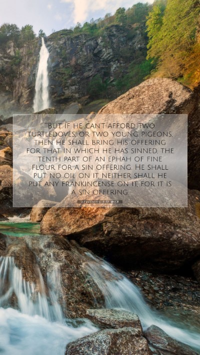 Picture 07 - Leviticus 5:11 WEB Mobile Phone Wallpaper - 