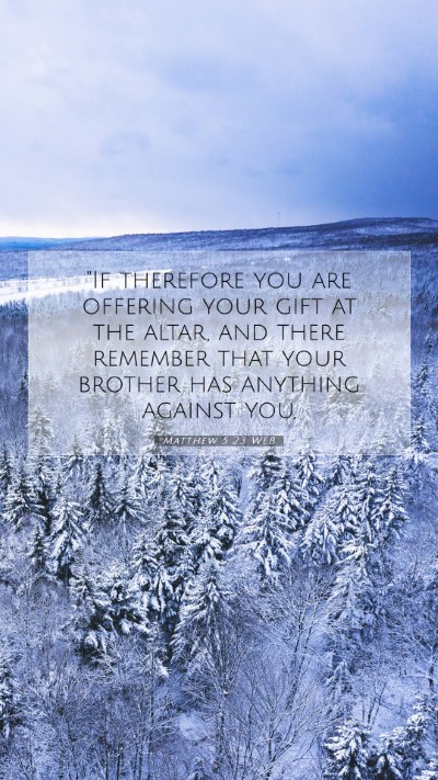 Picture 07 - Matthew 5:23 WEB Mobile Phone Wallpaper - 