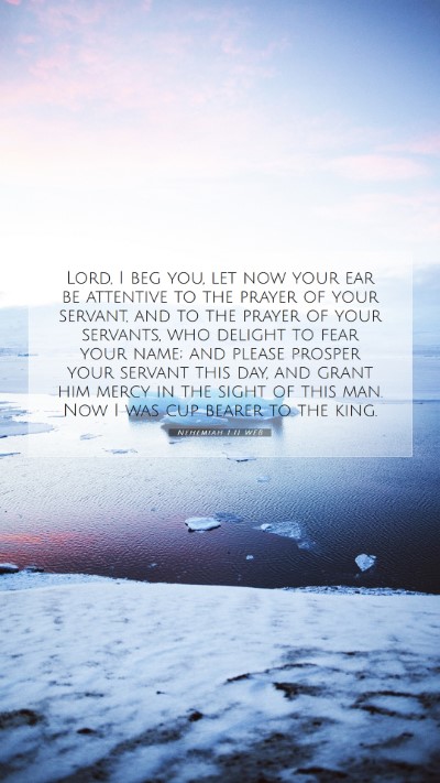 Picture 07 - Nehemiah 1:11 WEB Mobile Phone Wallpaper - Lord, I beg you, let now your ear be attentive to - Mobile Bible Verse Wallpaper