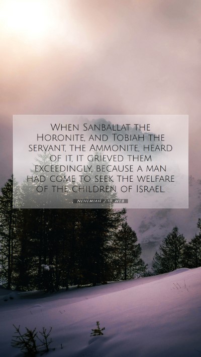 Picture 07 - Nehemiah 2:10 WEB Mobile Phone Wallpaper - When Sanballat the Horonite, and Tobiah the - Mobile Bible Verse Wallpaper