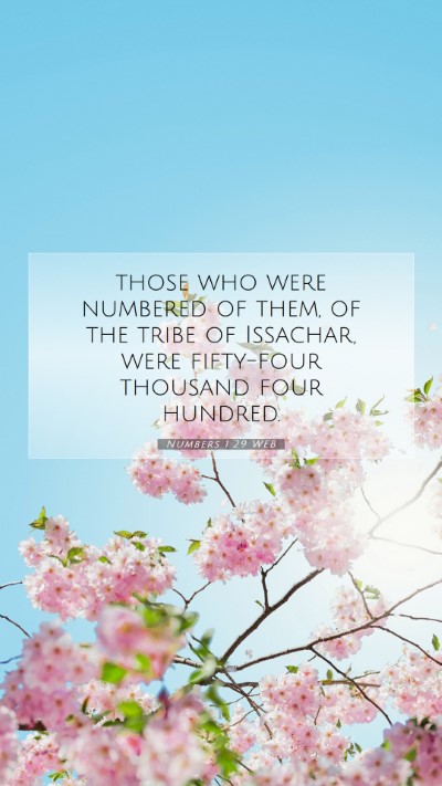 Picture 07 - Numbers 1:29 WEB Mobile Phone Wallpaper - those who were numbered of them, of the tribe of - Mobile Bible Verse Wallpaper