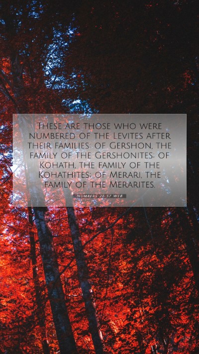 Picture 07 - Numbers 26:57 WEB Mobile Phone Wallpaper - These are those who were numbered of the Levites - Mobile Bible Verse Wallpaper